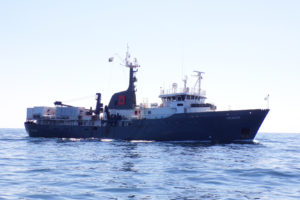 Ambrey security vessel MV Menkar en route to join the Ambrey fleet.